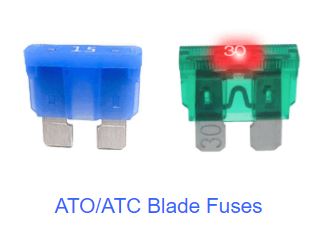 ATO Fuses ATC Fuses Blade Fuses Automotive Fuses 30 Amp 100 Pieces Scosche 