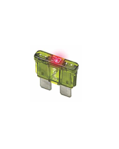 Littelfuse Auto Blade Fuses with Blown Fuse Indicator, ATO/ATC Size 15A 32VDC