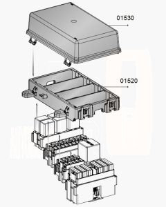 MTA 01530 Four Module Cover