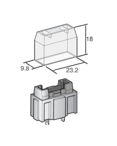 MTA 00359 Clear Cover to suit 00420 holder