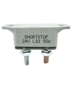 Bussmann 124A50-B2P 50A Circuit Breaker Surface Mount Short Stop