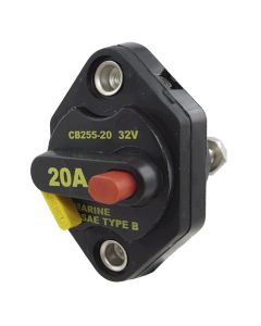 Bussmann 25510-B-1 Circuit Breaker Manual Reset w/ Threading Mounts 10A 32VDC 