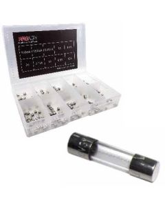 M205 Glass Fuse Assortment Kit - Fast Acting (100pcs)