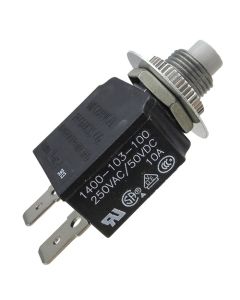 Mechanical Products 1400-103-150 15A Circuit Breakers Panel Mount Series 14 Thread