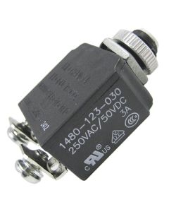 Bussmann 4A Circuit Breaker Panel Mount Series 14 Thread Screw