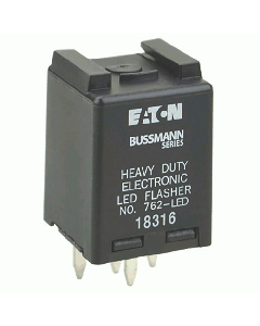 Bussmann NO-762-LED Flasher Relay .8VDC 12.6A