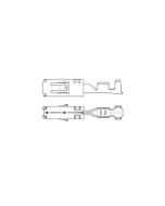TE Connectivity 1-968875-1 AMP Terminal MCP2.8 Female 20 - 16GA
