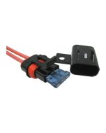 Bussmann HHR In-Line Fuse Holder with Waterproof Cover 30A Drill Hole Mount